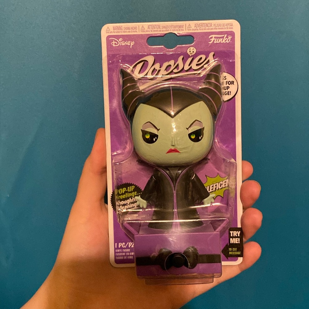 NWT: Villain Maleficent funko pop greeting!